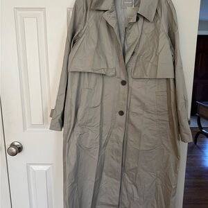 Evereve the Long Mac Coat Maxi Trench